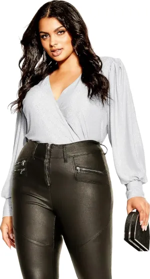 City Chic Women's Plus Size Top - Glowing