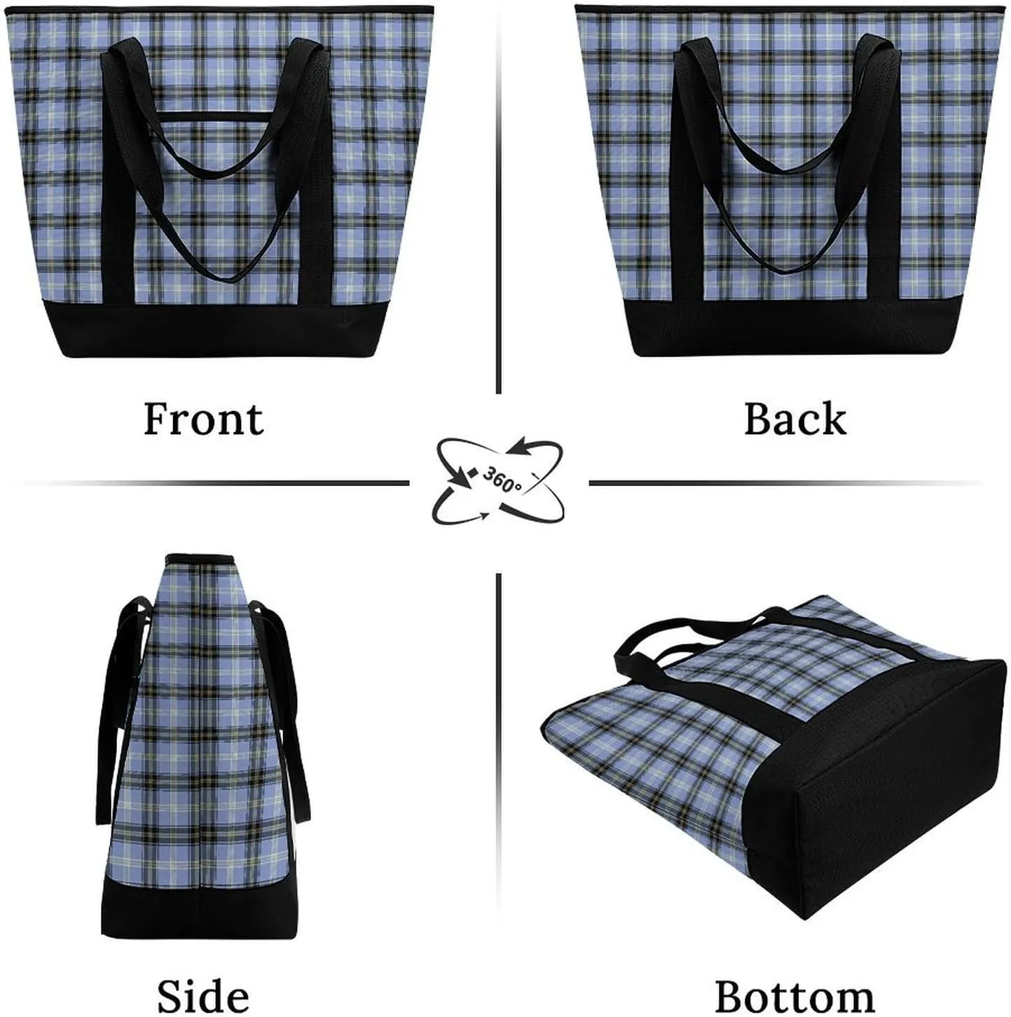 Clan Ferguson Tartan Fashionable Large Capacity Insulated Shopping Bag