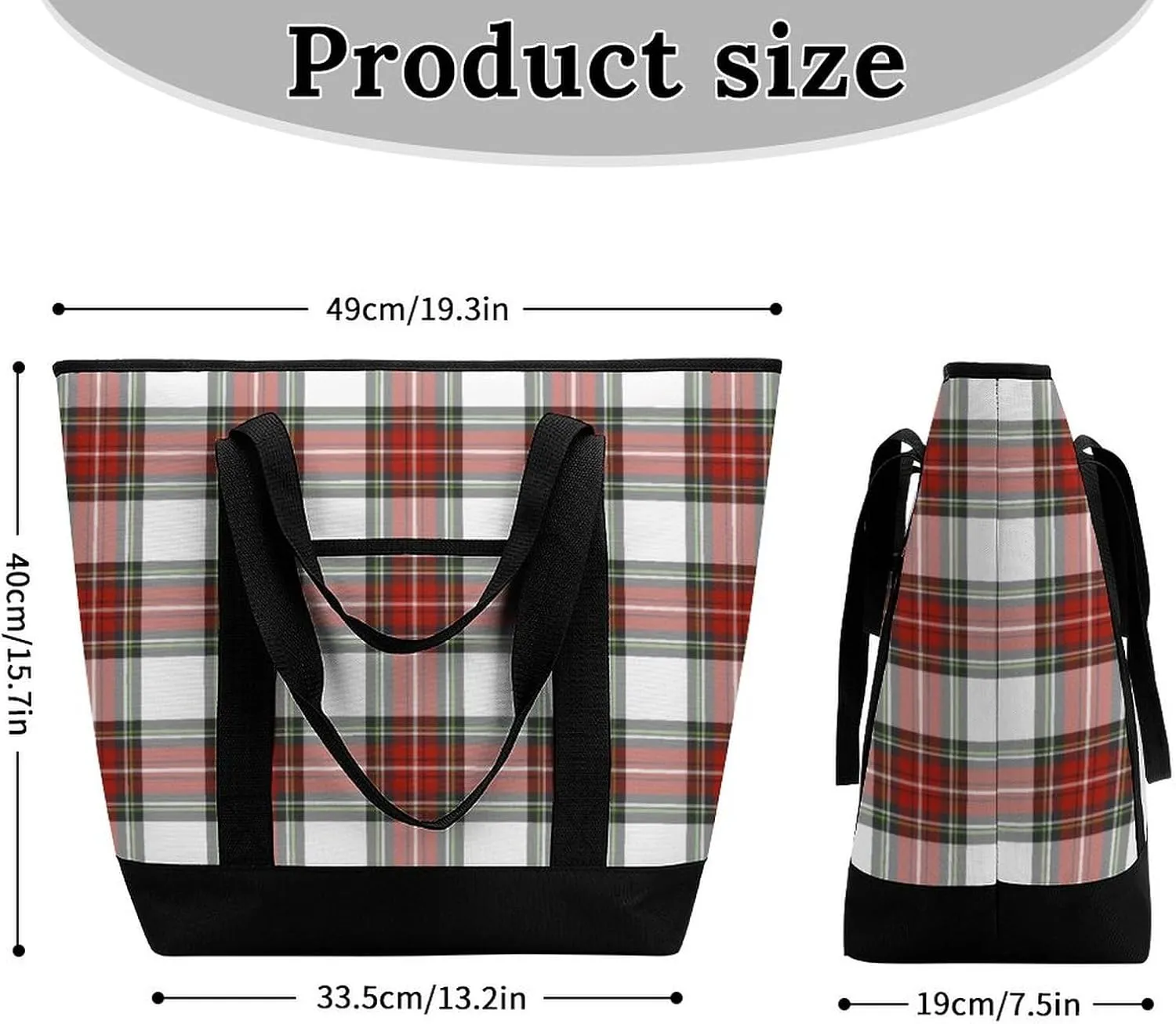 Clan Ferguson Tartan Fashionable Large Capacity Insulated Shopping Bag