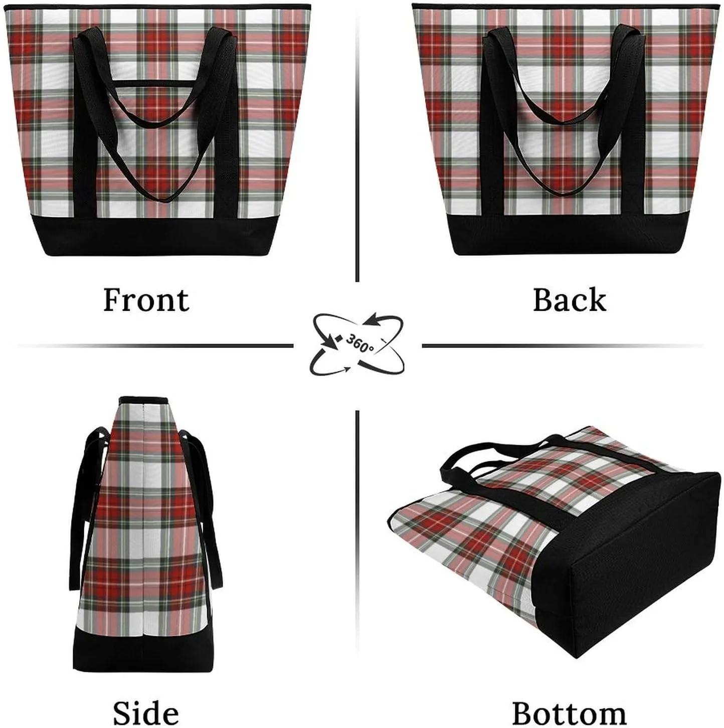 Clan Ferguson Tartan Fashionable Large Capacity Insulated Shopping Bag