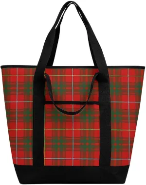 Clan Ferguson Tartan Fashionable Large Capacity Insulated Shopping Bag