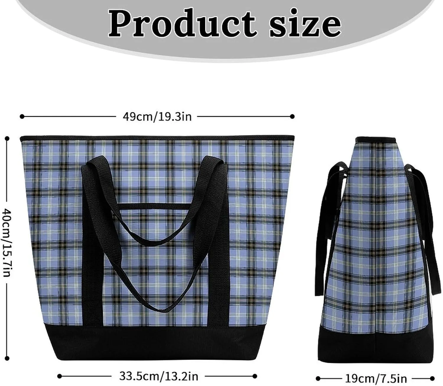 Clan Ferguson Tartan Fashionable Large Capacity Insulated Shopping Bag