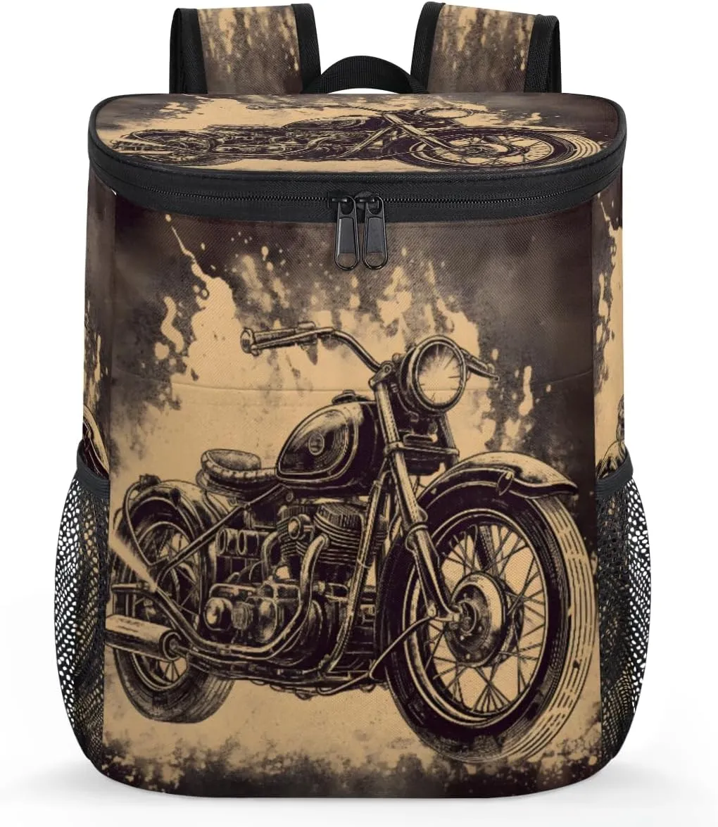 Colorful Birds On The Tree Backpack Cooler Leak Proof Insulated Cooler Backpack Waterproof Cooler Bag