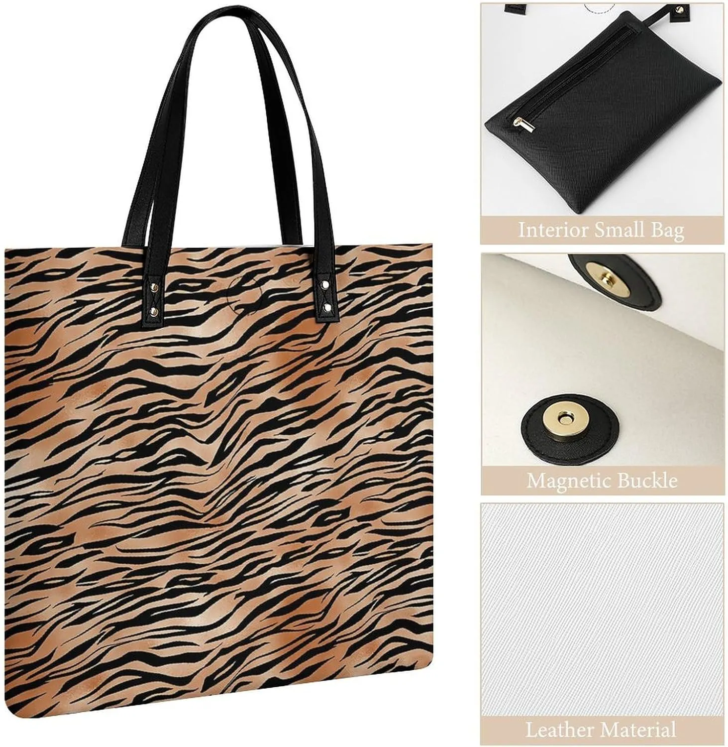Colorful Print Fashionable All Printed Leather Handbag Unisex