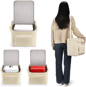 Compact Mini Fridge Travel Organizer Bag - Ideal for Car, Home, Beverages, Cosmetics & Travel