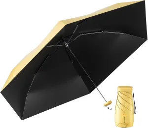 Compact Mini Umbrella for purse-Lightweight,Fold and UV Umbrella for Rain-Suitable for women, girls, kids