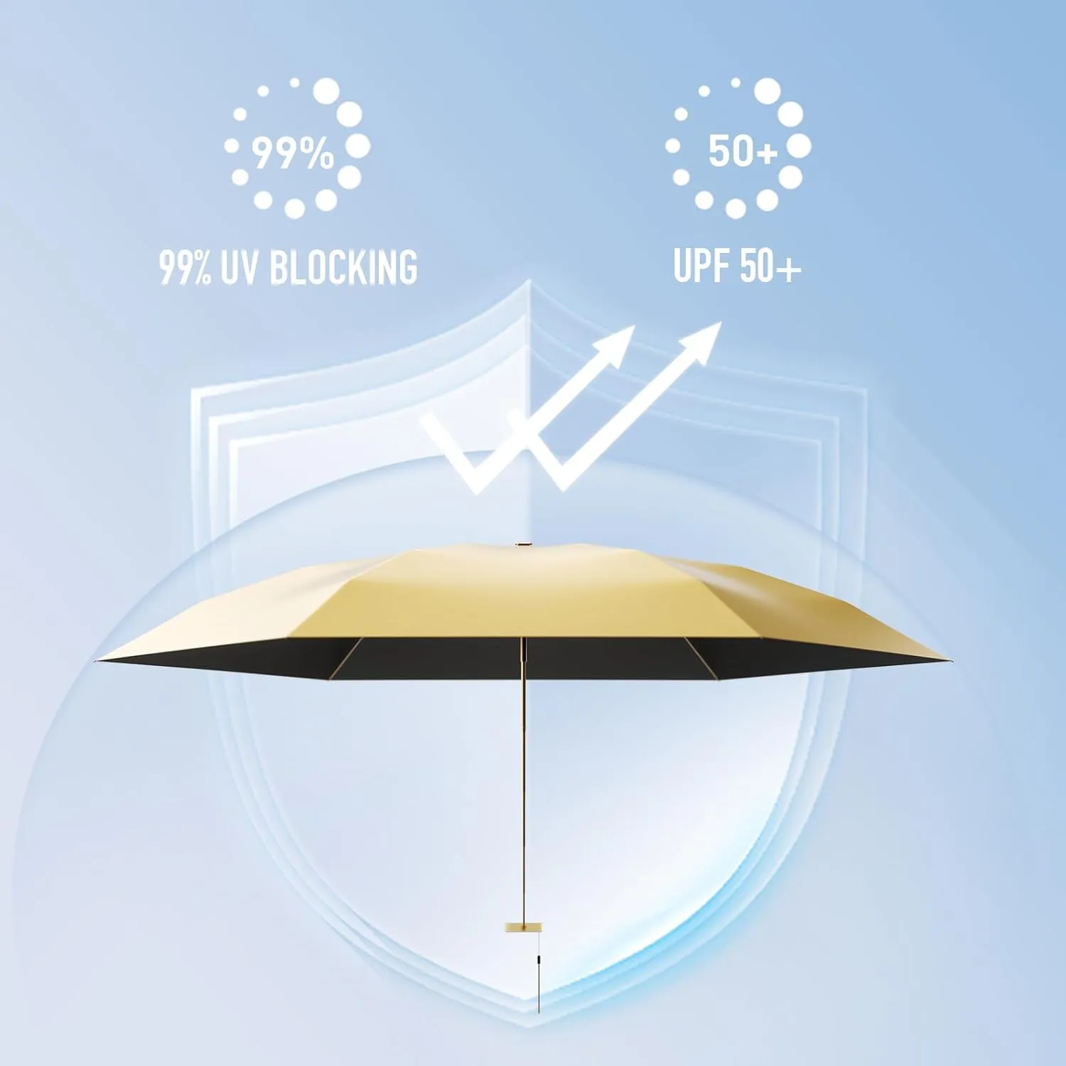 Compact Mini Umbrella for purse-Lightweight,Fold and UV Umbrella for Rain-Suitable for women, girls, kids