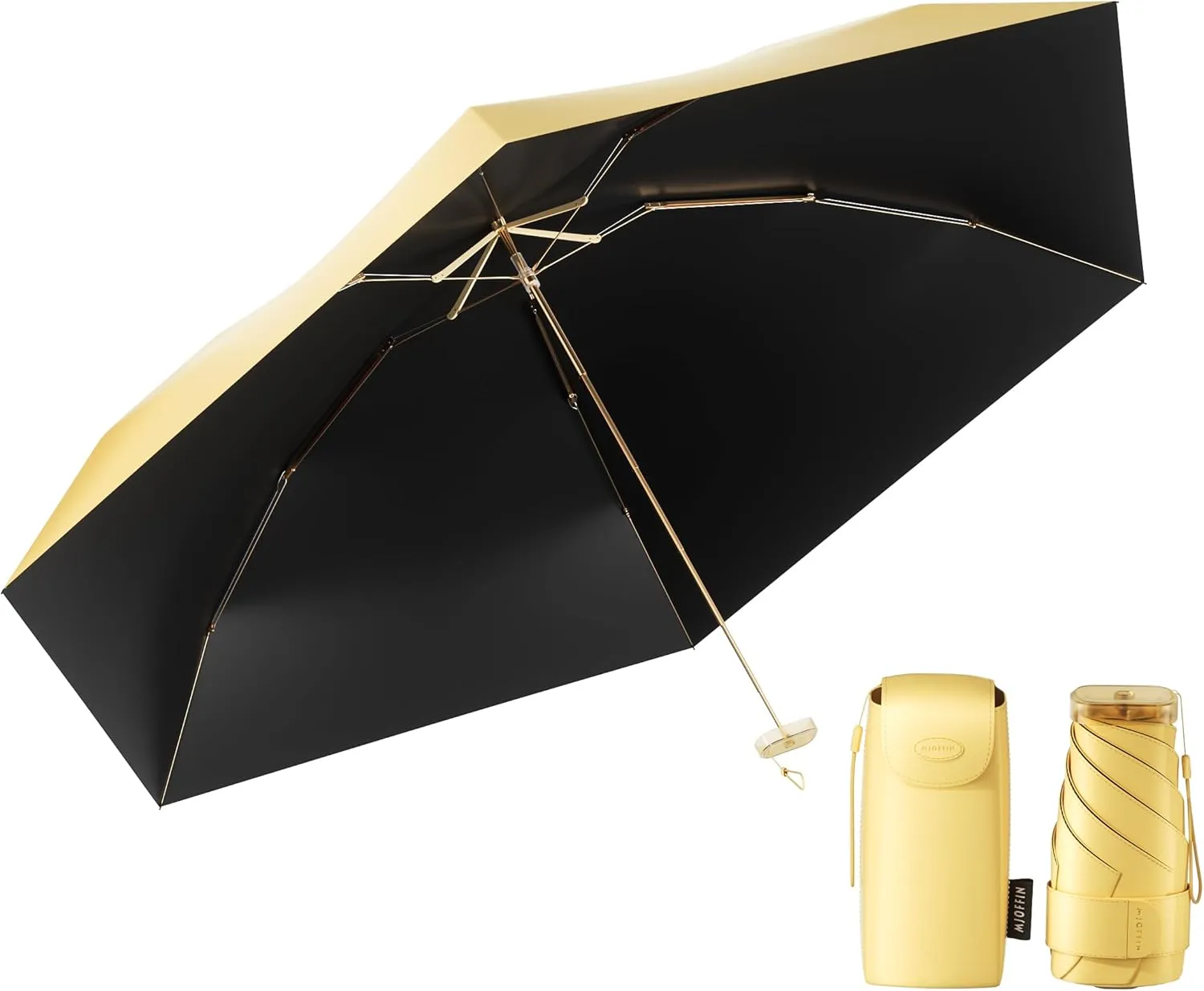 Compact Mini Umbrella for purse-Lightweight,Fold and UV Umbrella for Rain-Suitable for women, girls, kids