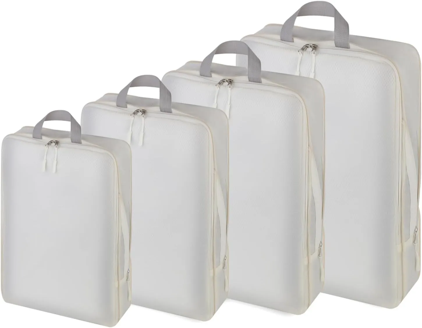 Compression Packing Cubes for Travel, 4Pcs Travel Essentials Packing Cubes for Carry On Suitcase,Travel Bags Organizer for Luggage,Compression Suitcase Organizers Bag Set & Travel Cubes for Packing