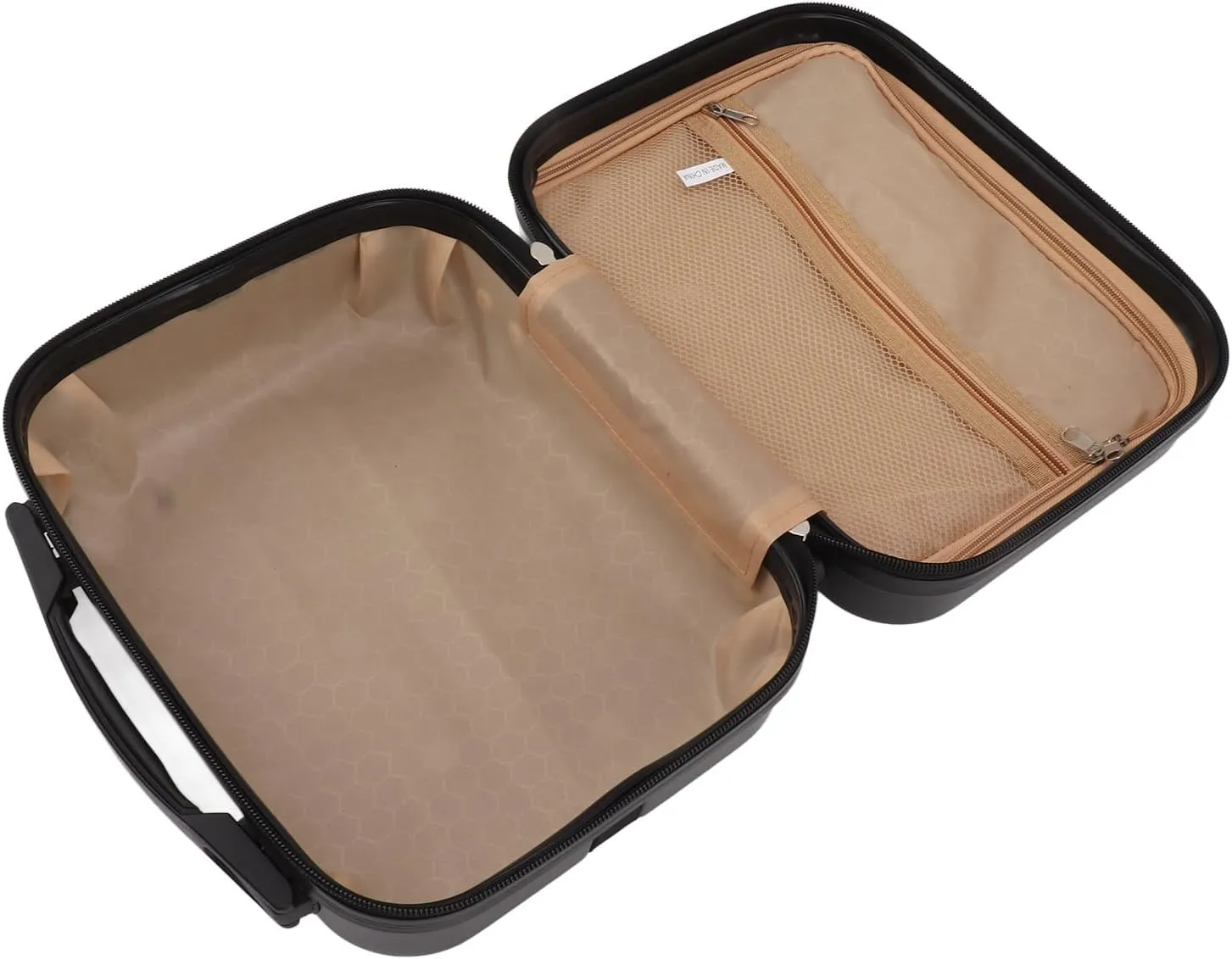 Cosmetic Bag, 14 Inch Stylish and Portable Cosmetic Case for Travel (Black)
