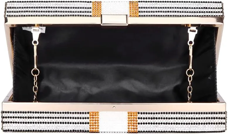 Covelin Dollar Clutch Purse for Women from, Rhinestone Evening Handbag Money Bag