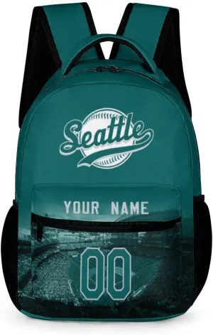Custom Baseball Backpacks City Team Court Schoolbags Travel Camp Children Bag Fans Gift Personalized Name Number