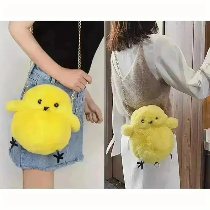 Cute Chick Shaped Sling Bag