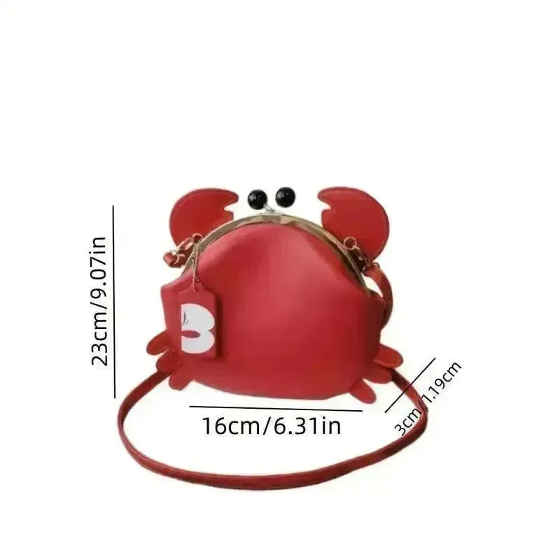 Cute Crab Crossbody Bag
