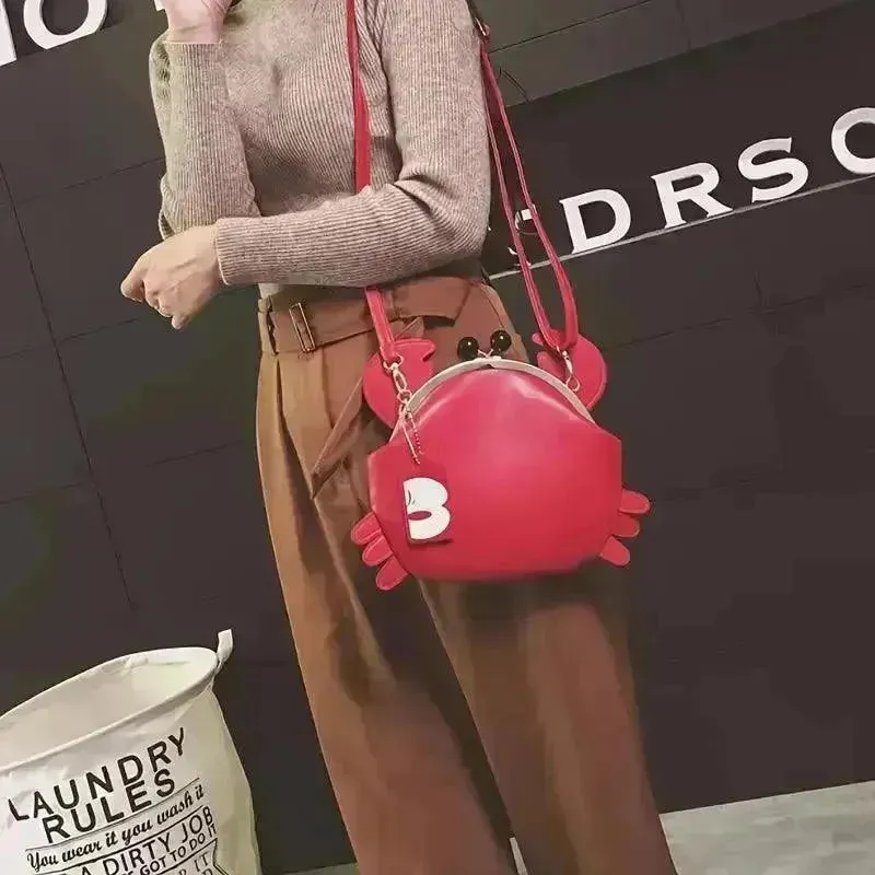 Cute Crab Crossbody Bag