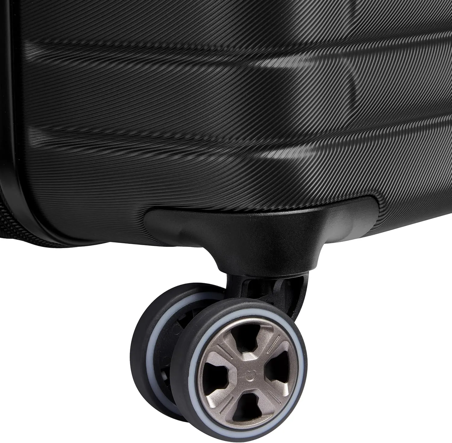 DELSEY PARIS Cruise 3.0 Hardside Expandable Luggage with Spinner Wheels, Black, Checked-Large 28 Inch