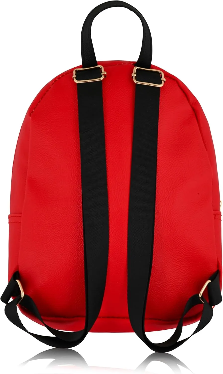 Disney Nightmare Before Christmas Unisex Backpack | Cute PU Leather 10" Jack Skellington Mini Backpack Purse Shoulder Bag | Jack and Sally Accessories