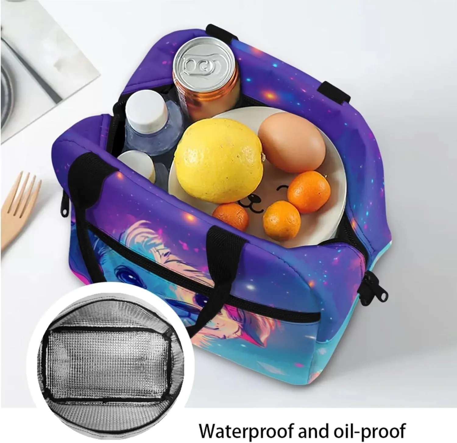 Dog Elementary Backpack for Girls 4pc Bookbag and Lunch Box Set 12-14 Ergonomic Large Capacity 6th Grade School Bag with Water Bottle Holder Travel Daypack