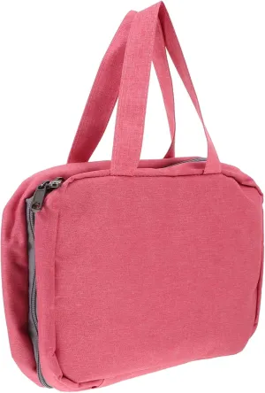 DOITOOL 1pc Makeup Storage Bag Makeup Bags Purse Makeup Bag Toiletry Travel Bag Make up Storage Bags Male, Pink, 27X8X18CM