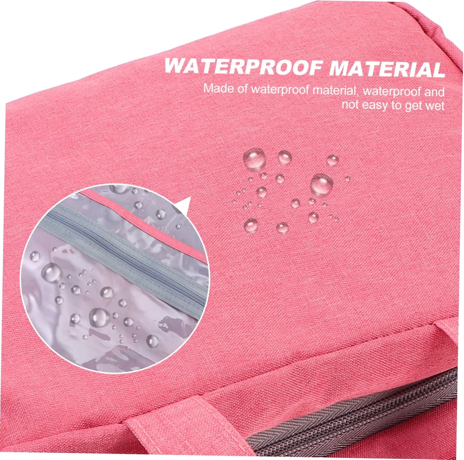 DOITOOL 1pc Makeup Storage Bag Makeup Bags Purse Makeup Bag Toiletry Travel Bag Make up Storage Bags Male, Pink, 27X8X18CM