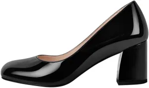 dollskiss Women's Round Toe Classic Stiletto Pumps