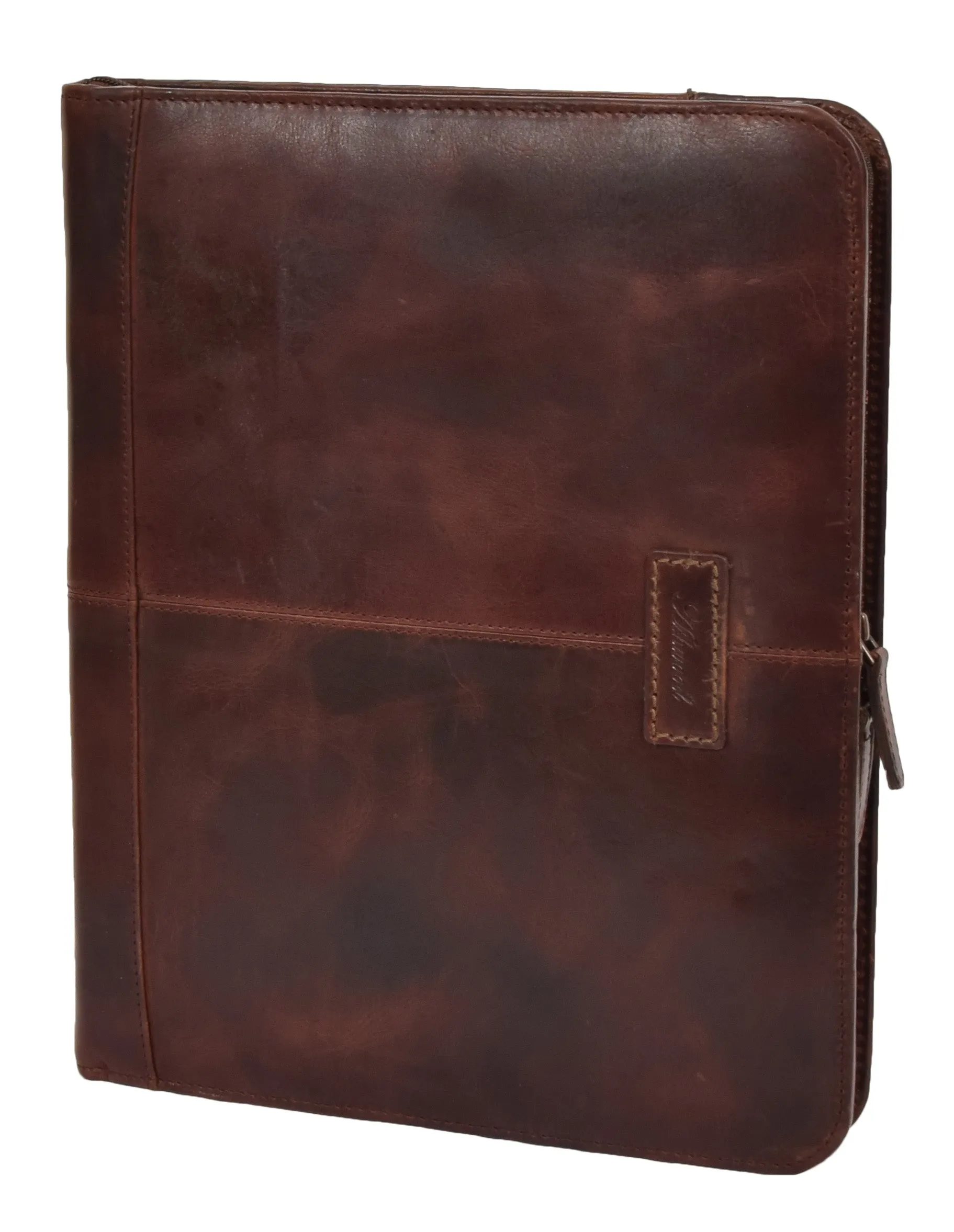 DR282 Italian Buffalo Document Organiser Bag Leather Case Tan