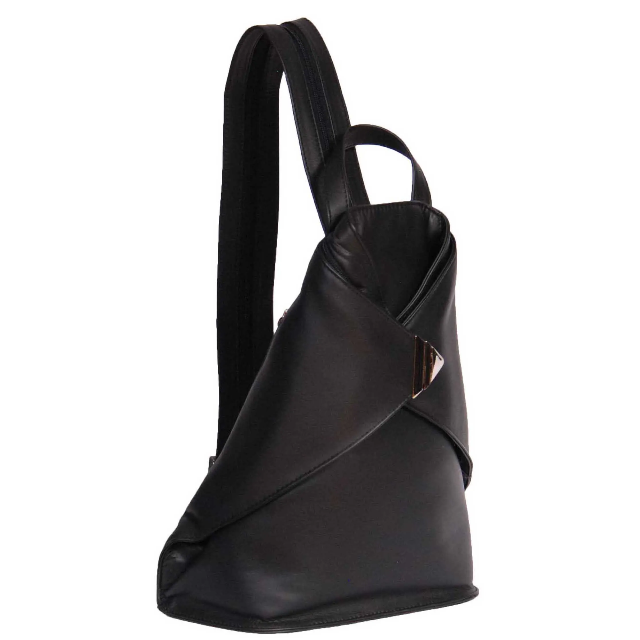 DR380 Walking Travel Leather Backpack Black