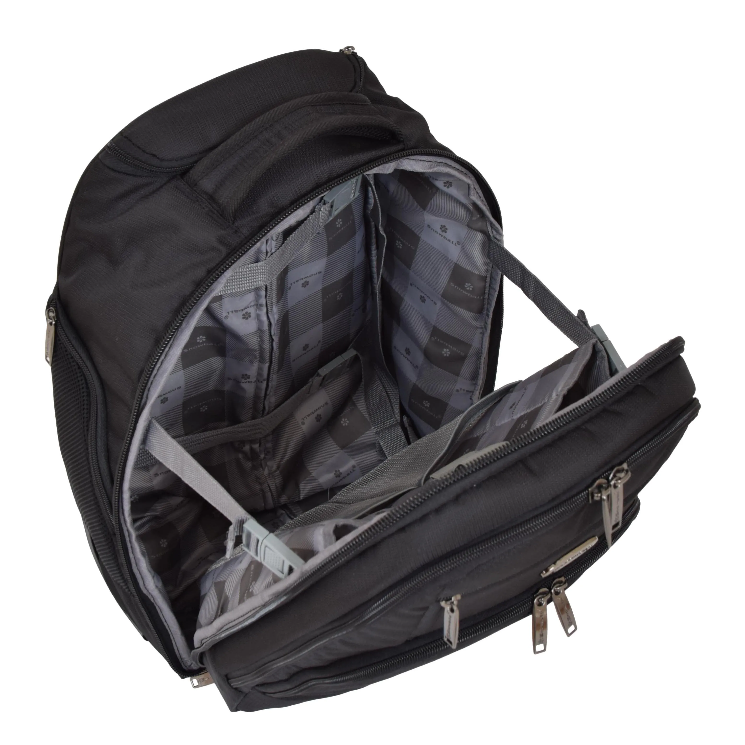 DR650 Two Wheeled Cabin Size Travel Backpack Black
