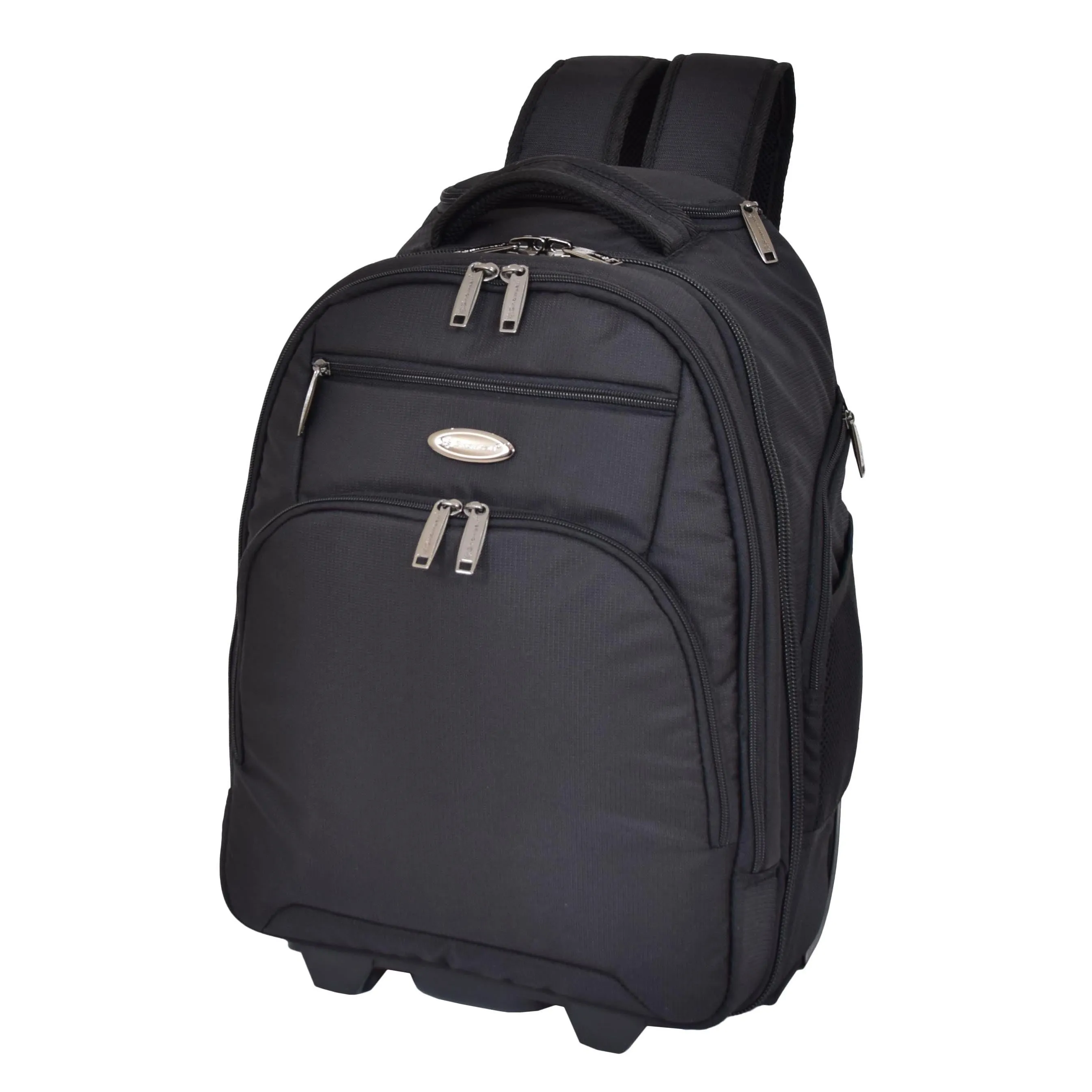 DR650 Two Wheeled Cabin Size Travel Backpack Black