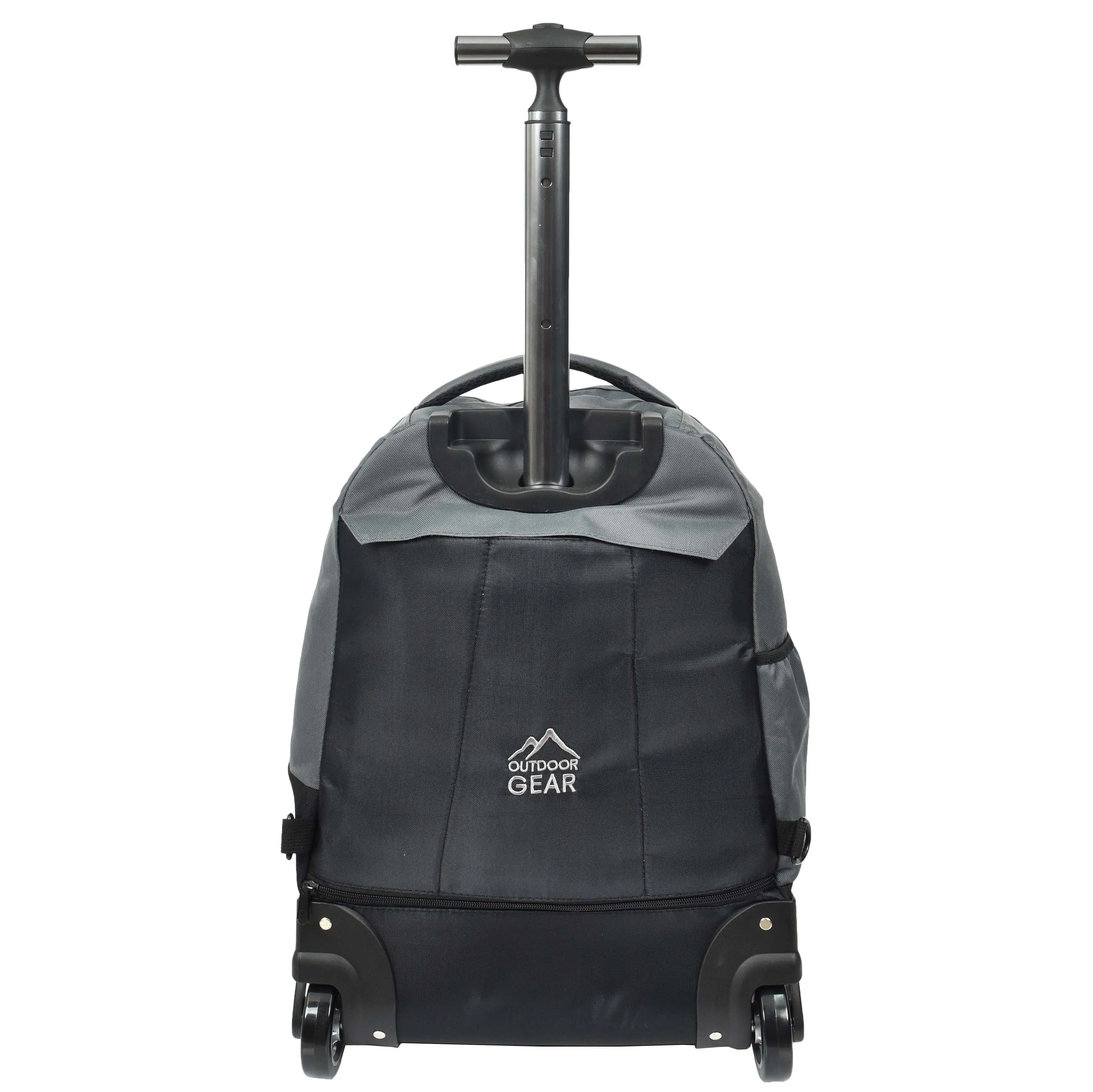 DR651 Rolling Wheels Cabin Size Hiking Backpack Grey