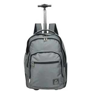 DR651 Rolling Wheels Cabin Size Hiking Backpack Grey