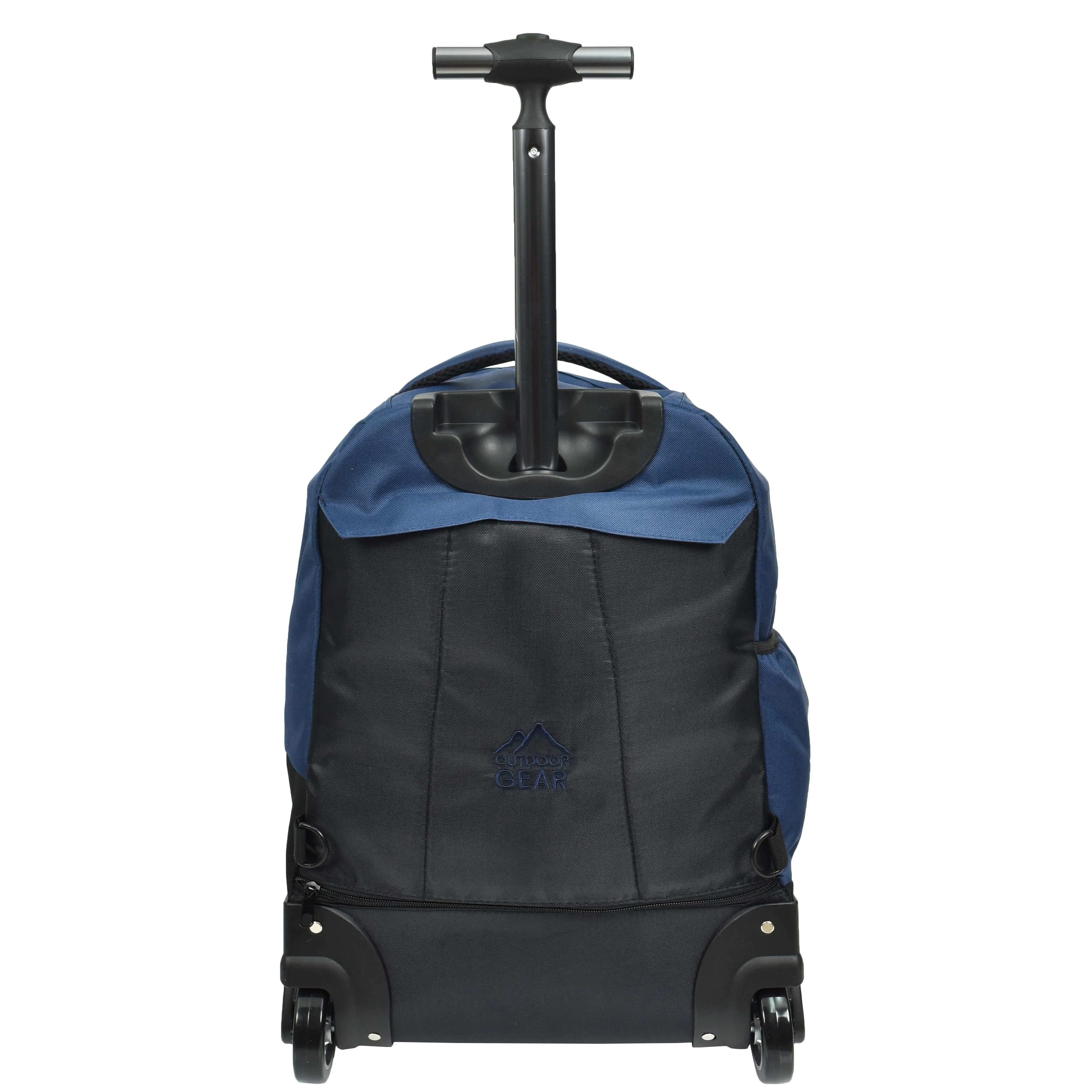 DR651 Rolling Wheels Cabin Size Hiking Backpack Navy