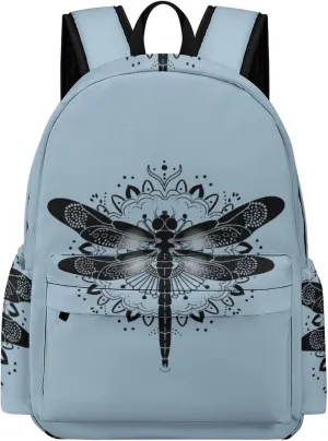 Dragonfly Insect Mini Backpack Cute Shoulder Bag Small Laptop Bag Travel Daypack for Men Women