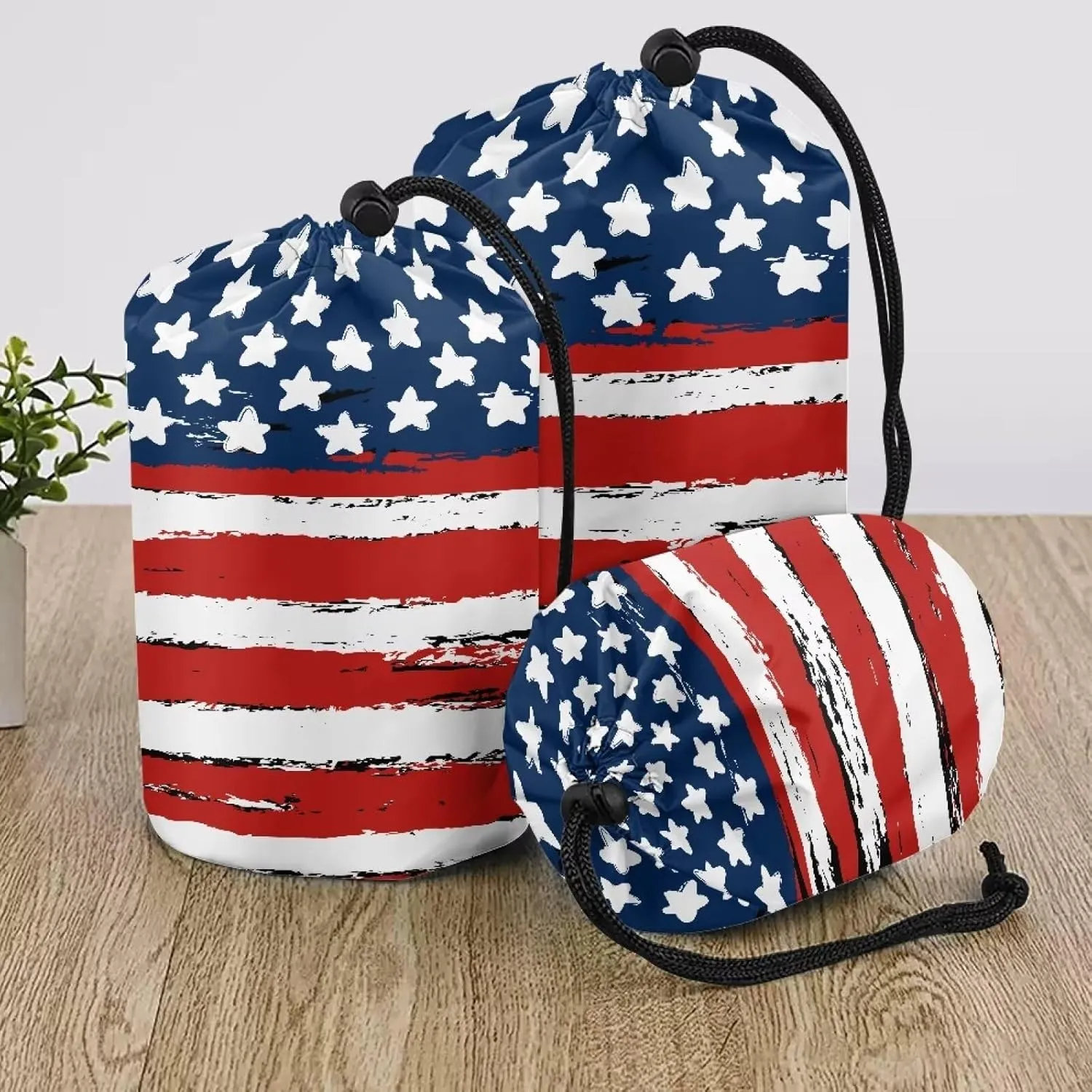 Drawstring Bags Stuff Sack Set 3 Camping Gear Sleeping Bag Stuff Sack for Travel Campsites Trekking