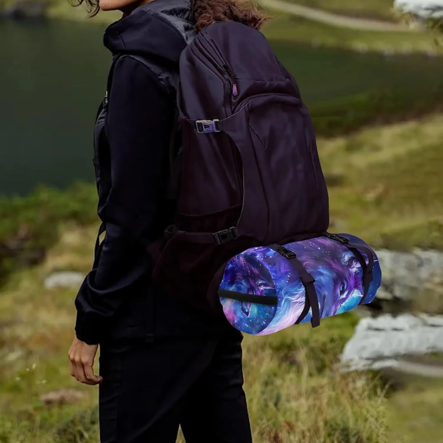 Drawstring Bags Stuff Sack Set 3 Camping Gear Sleeping Bag Stuff Sack for Travel Campsites Trekking