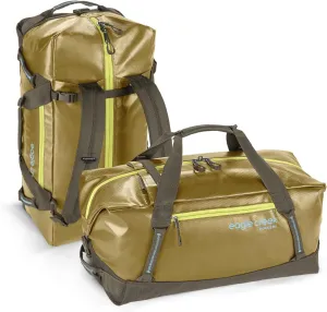 Eagle Creek Migrate 60L Travel Backpack Duffle Bag with Tuck-Away Backpack Straps, Full-Access Wide Mouth Opening & Seamless Bottom Bathtub Construction, Field Brown