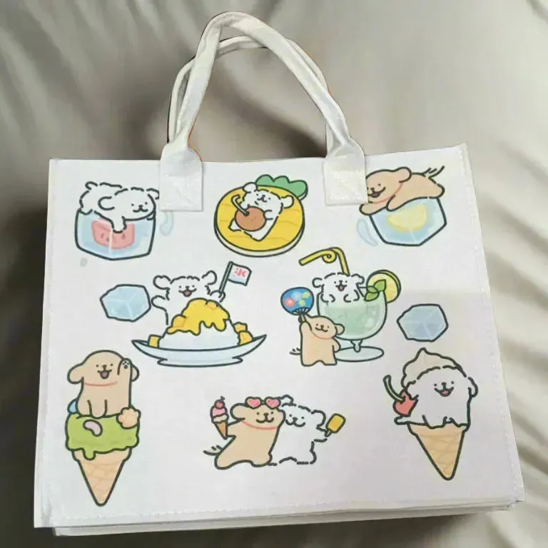 Eco-Chic Felt Tote Bags