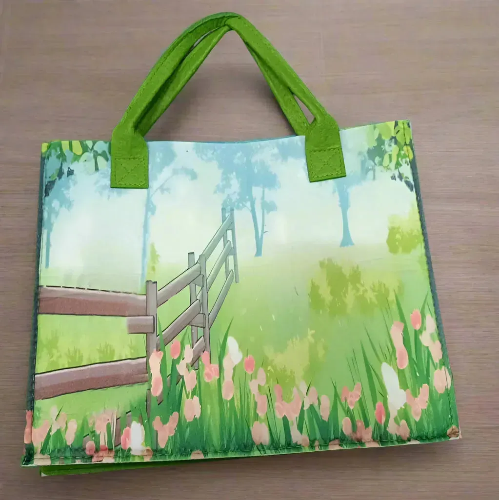 Eco-Chic Felt Tote Bags