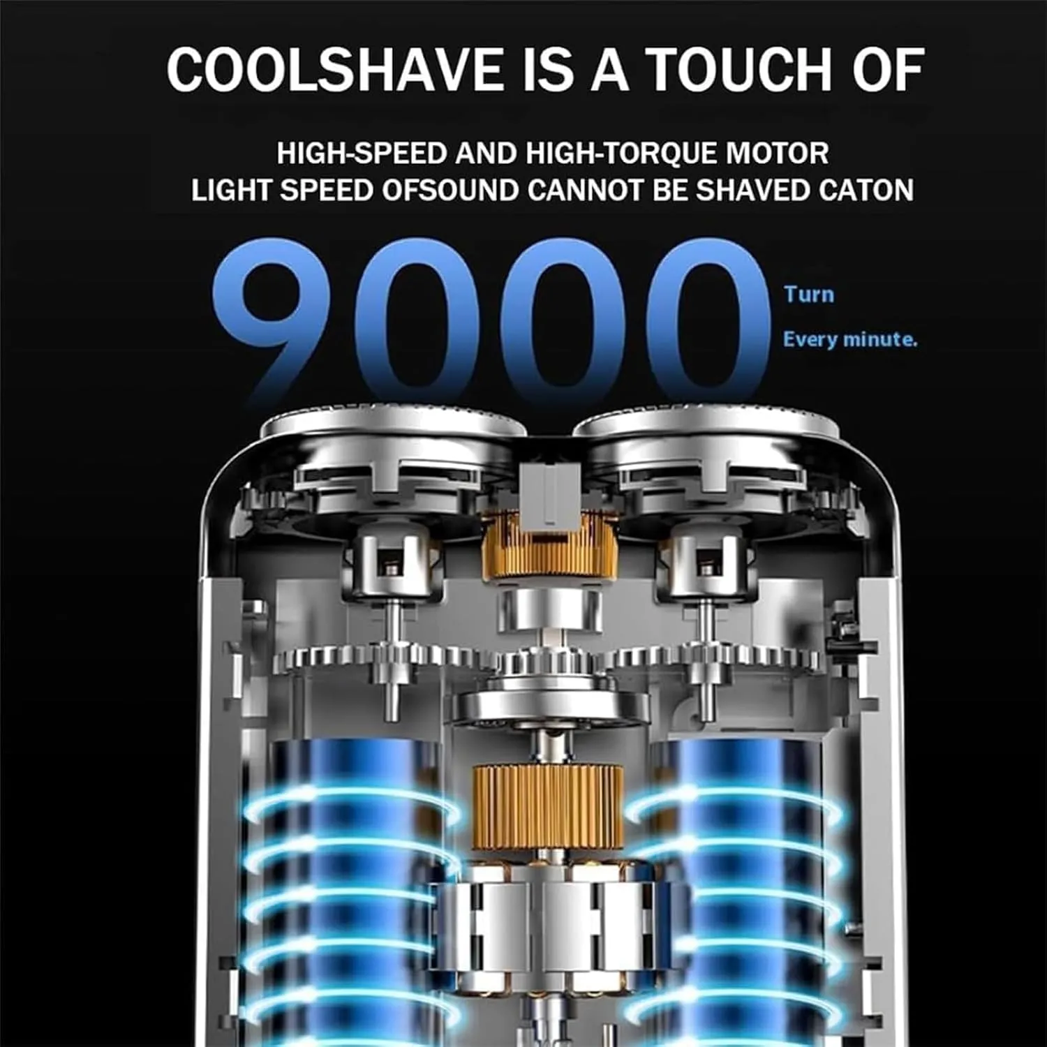 Electric Mini Portable Razor Luggage Design for Men,Double-Ring Magnetic Cutter Waterproof Pocket Shaver,R-12 Dry and Wet Shaving Rechargeable Portable Travel Shaver for Travel Office Business Trip