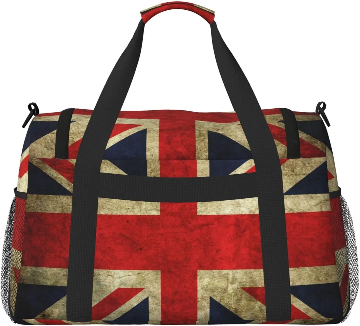 England Flag Travel Duffel Bag Large Foldable Waterproof Overnight Bag For Beach Swim Bags Pool Sports Gym