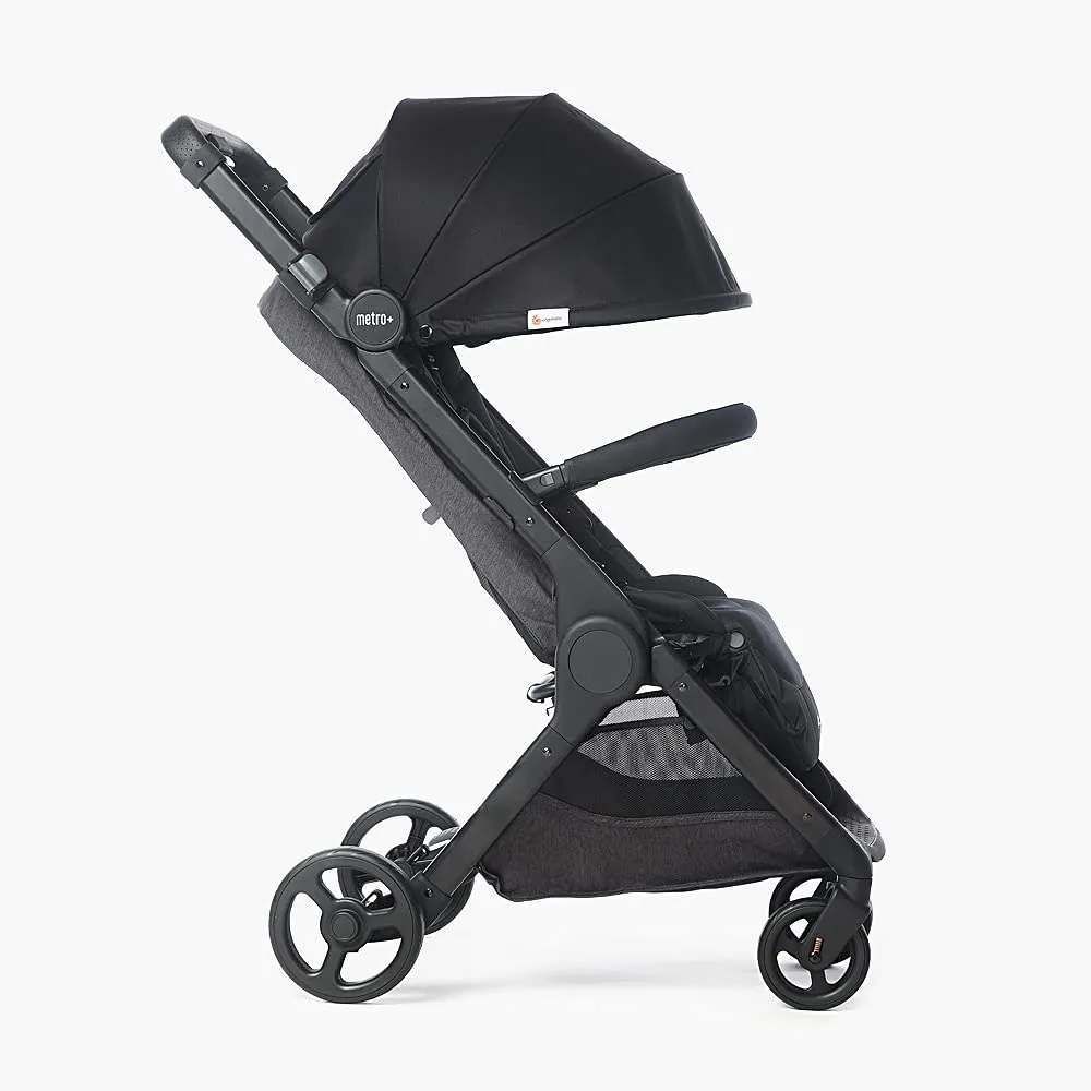 Ergobaby Metro  Deluxe Compact Baby Stroller, Lightweight Umbrella Stroller Folds Down for Overhead Airplane Storage, Carries up to 50 lbs, Empire State Green