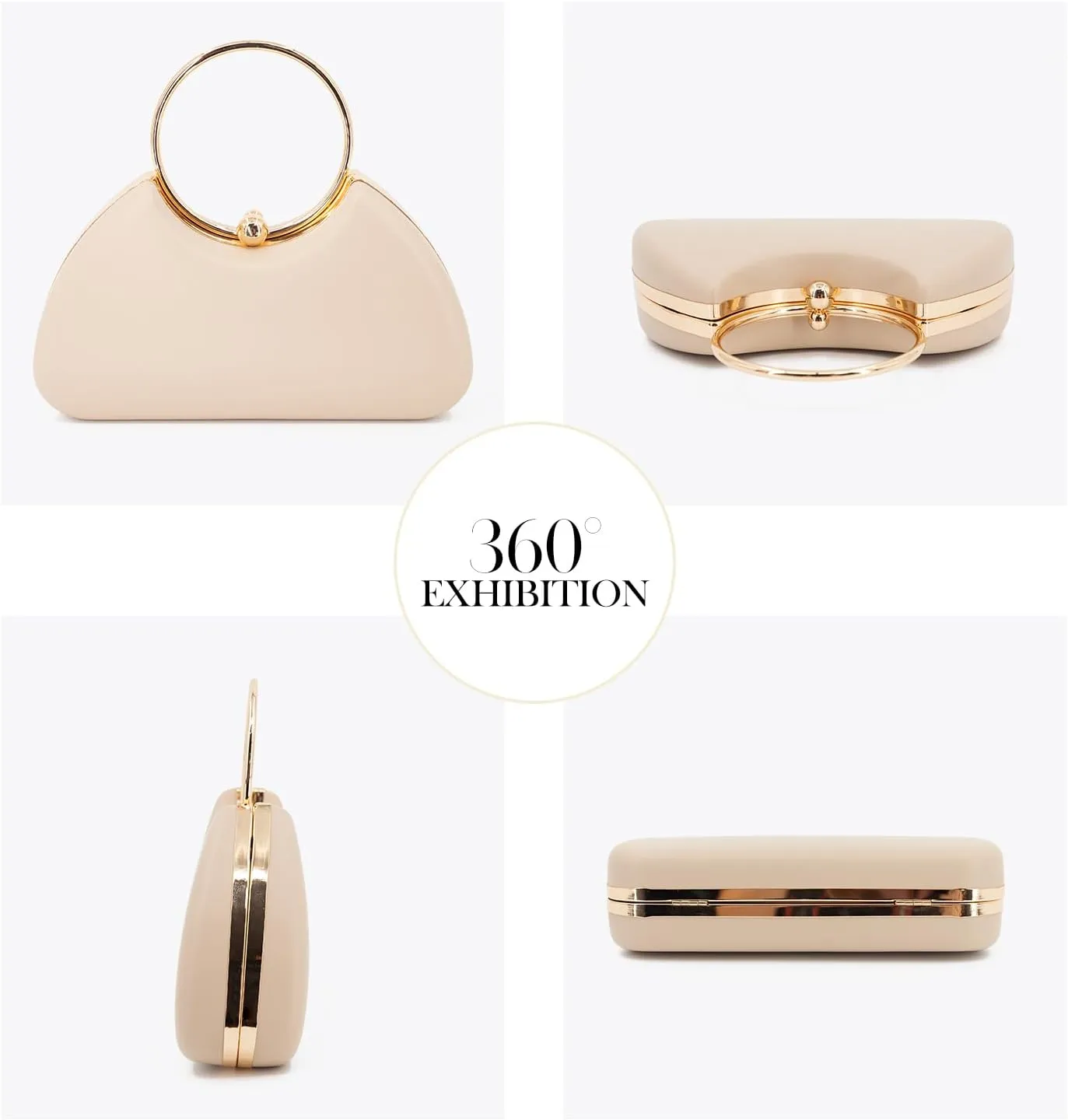 Evening Clutch Purses - Women's Evening Bag Party Purses Handbag for Cocktail/Prom/Party/Wedding/Formal