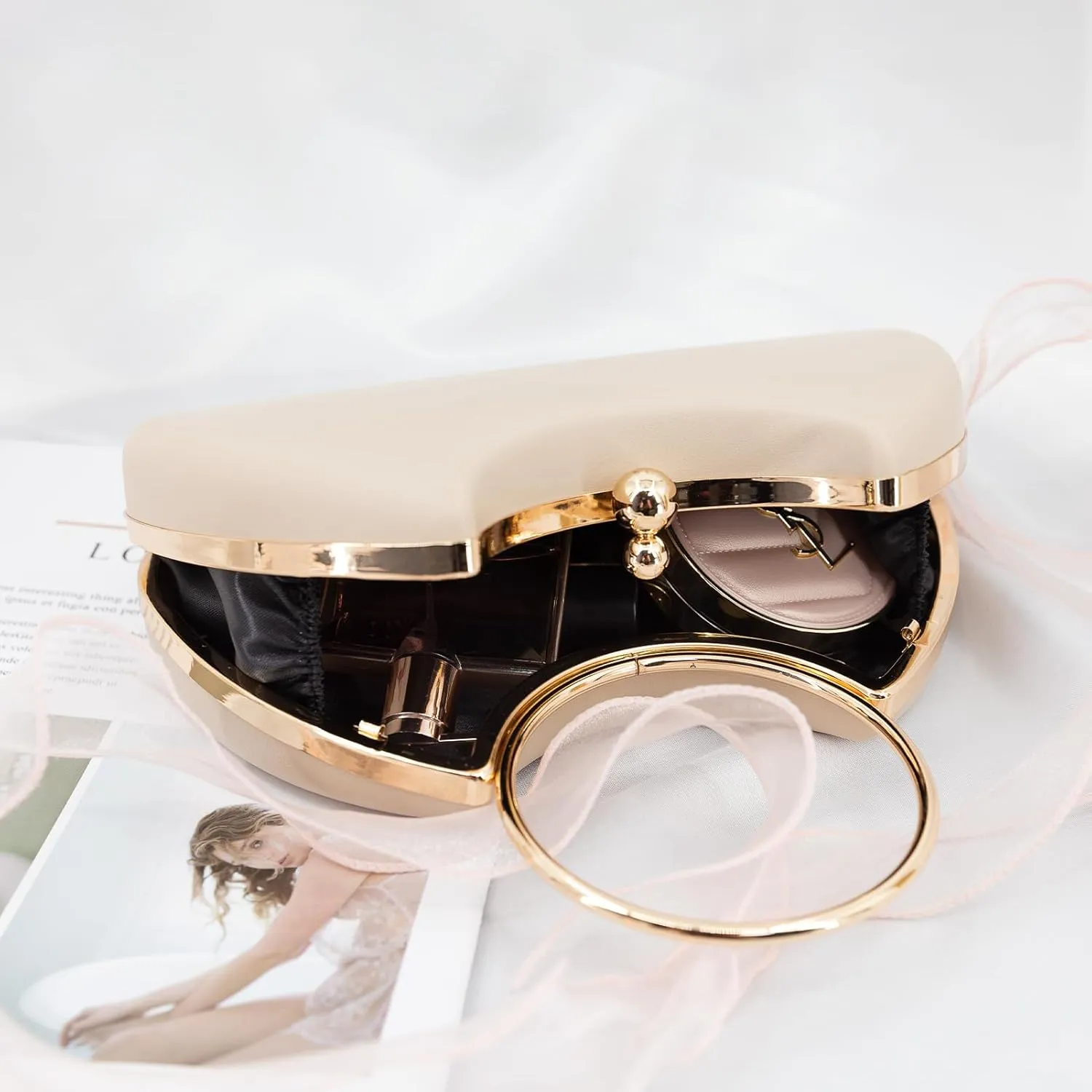 Evening Clutch Purses - Women's Evening Bag Party Purses Handbag for Cocktail/Prom/Party/Wedding/Formal