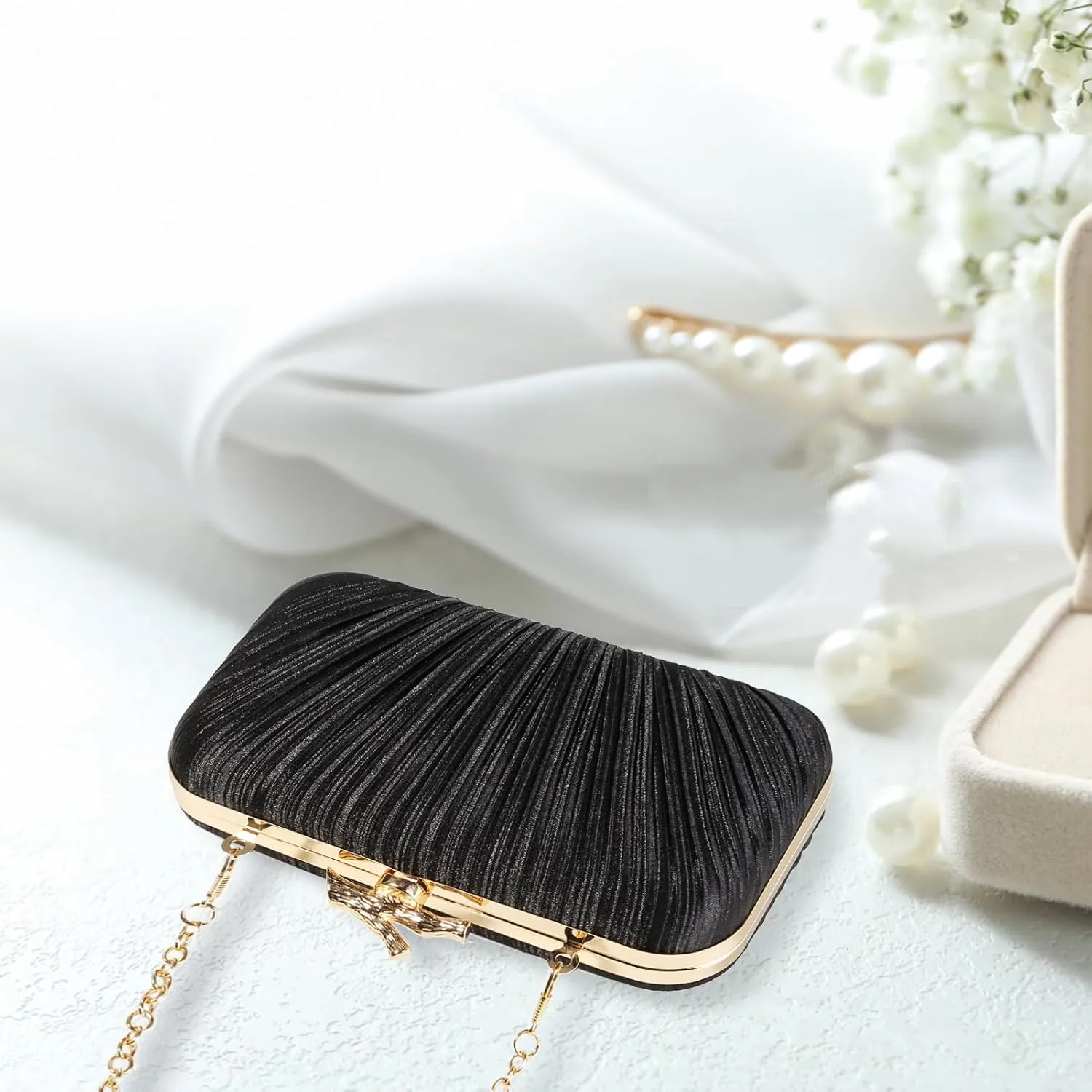 Evening Clutch Purses - Women's Evening Bag Party Purses Handbag for Cocktail/Prom/Party/Wedding/Formal