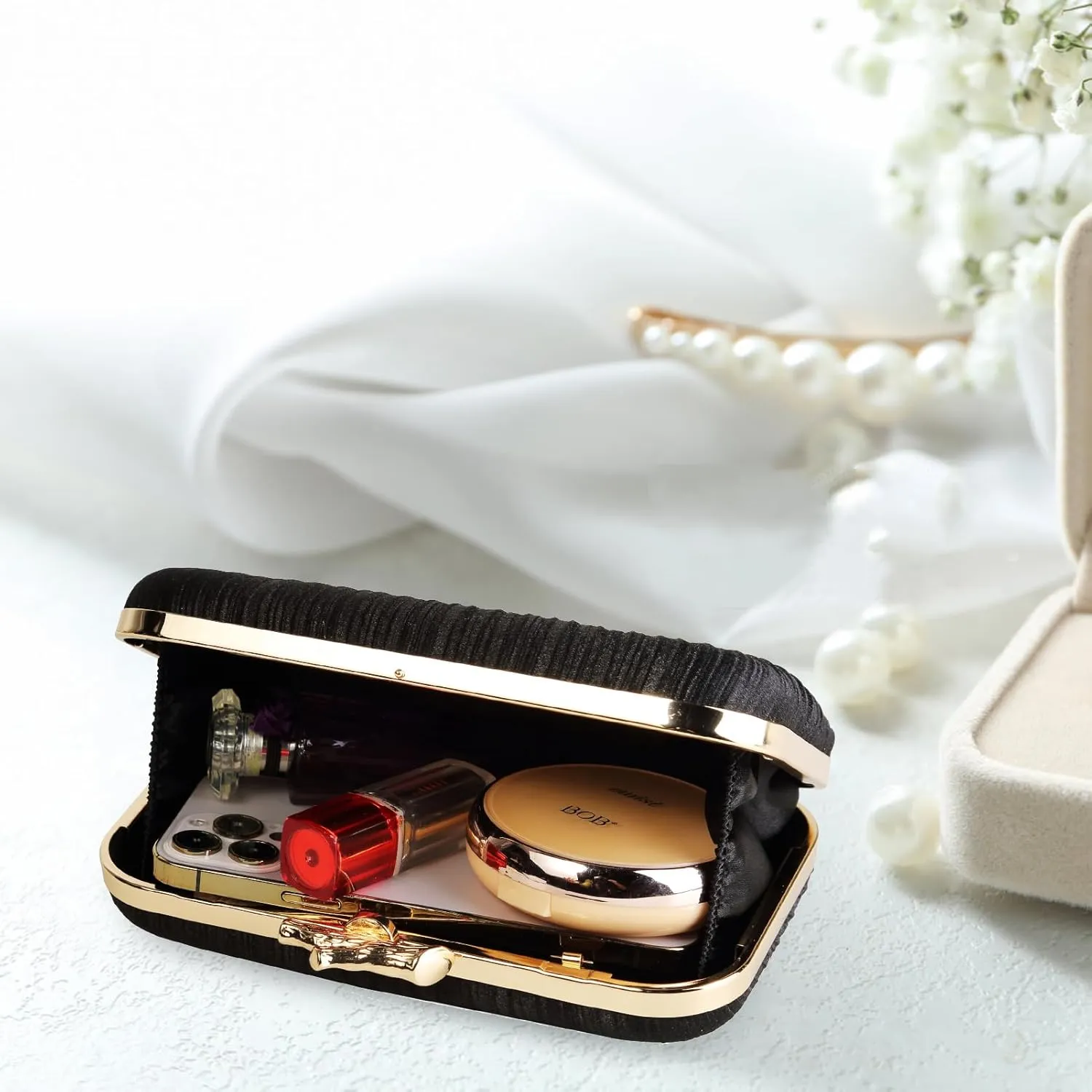 Evening Clutch Purses - Women's Evening Bag Party Purses Handbag for Cocktail/Prom/Party/Wedding/Formal