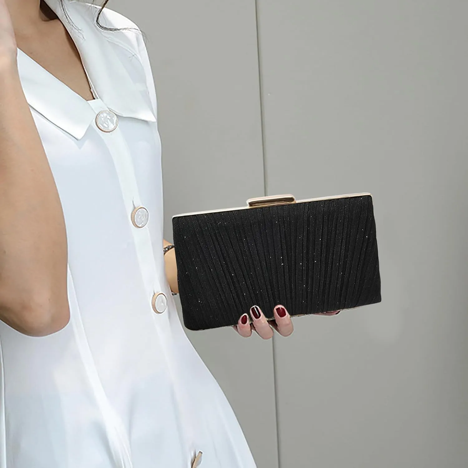 Evening Clutch Purses - Women's Evening Bag Party Purses Handbag for Cocktail/Prom/Party/Wedding/Formal