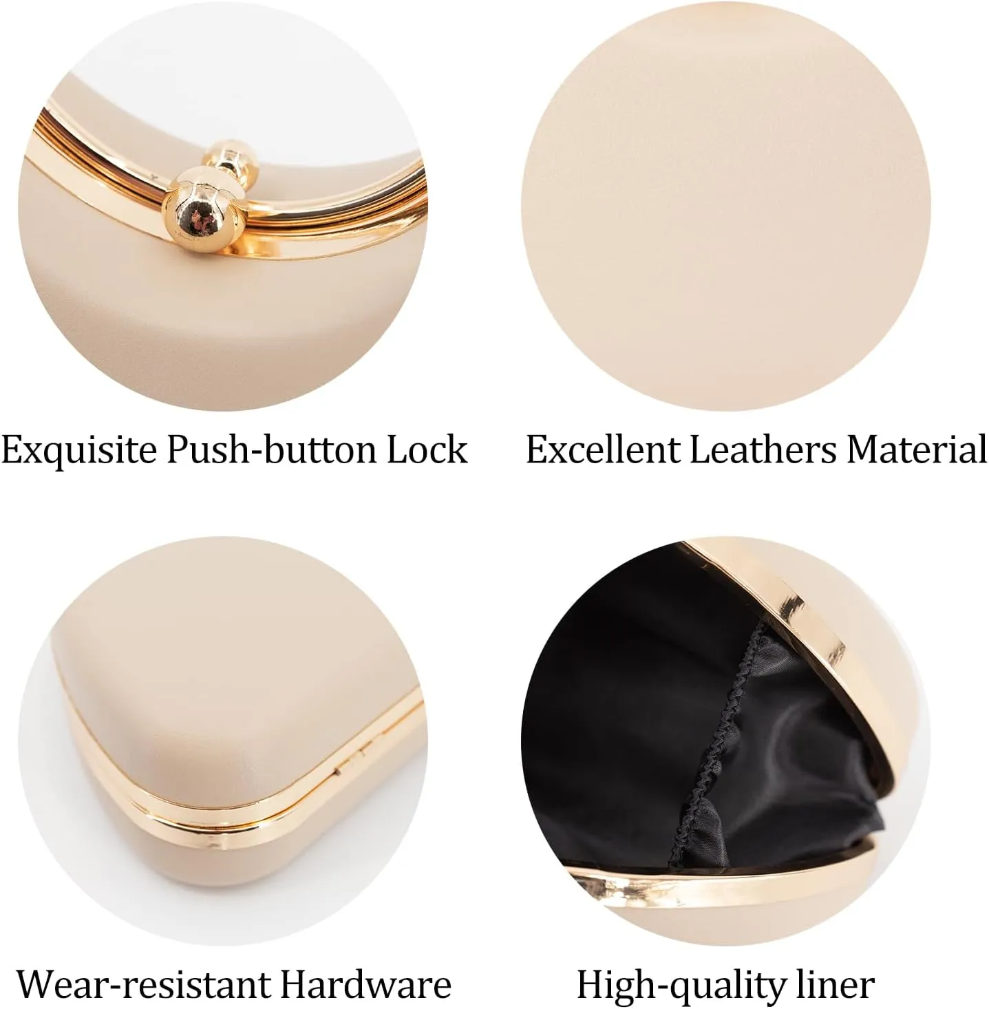 Evening Clutch Purses - Women's Evening Bag Party Purses Handbag for Cocktail/Prom/Party/Wedding/Formal