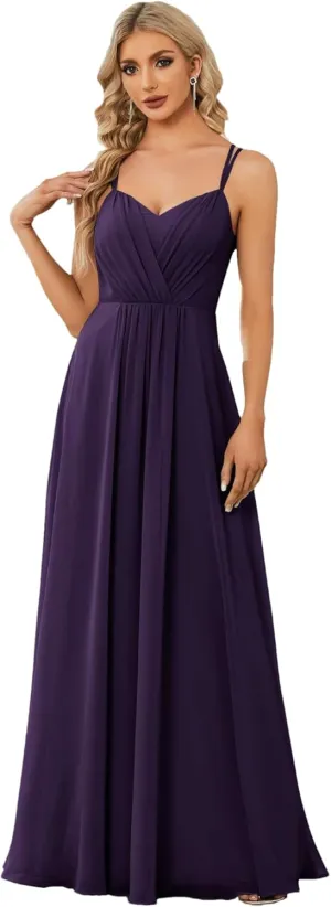 Ever-Pretty Women's Sexy Chiffon Multi-Way Backless A-Line Convertible Bridesmaid Dress 01692