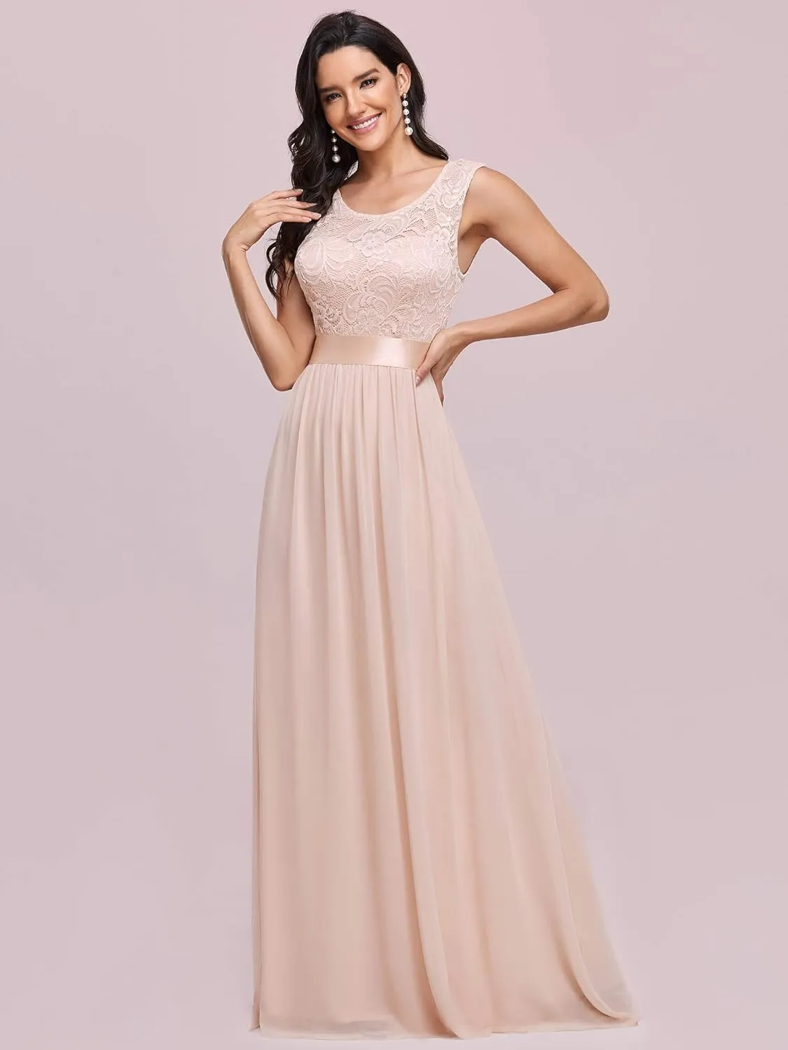 Ever-Pretty Women's Women's Ruched Empire Wasit Bridesmaid Dresses 0646