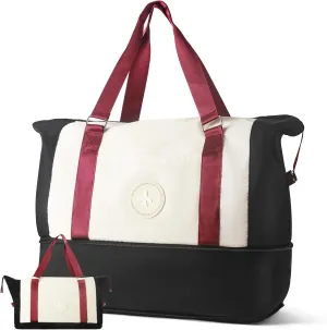 Expandable Large Weekender Bags for Women Travel - Womens travel bag with Wet Pocket, Carry On Duffle Bags for Airplanes